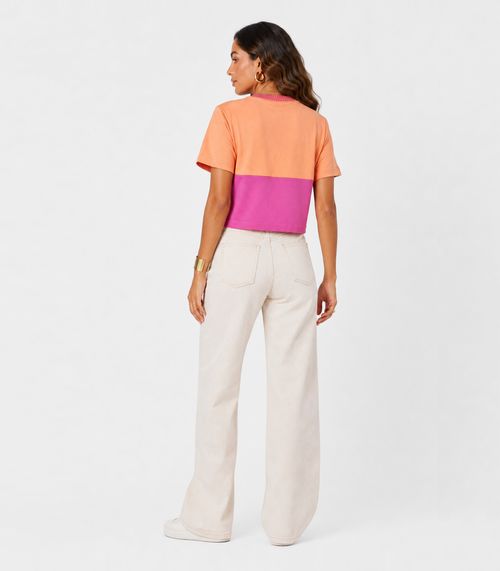 Blusa Feminina Manga Curta Endless Amarelo