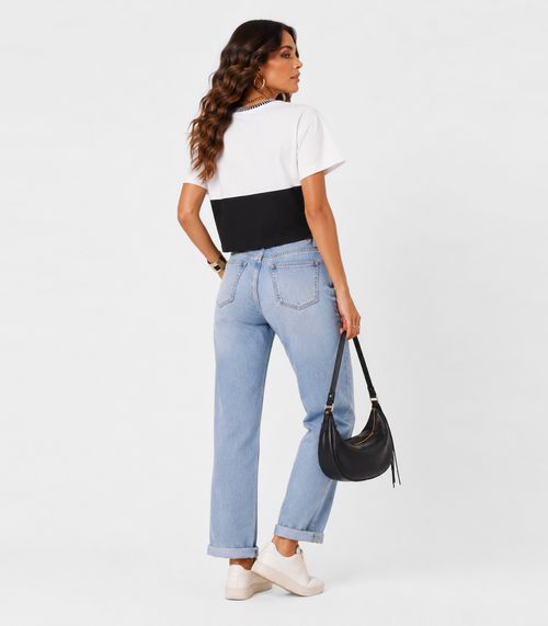 Blusa Feminina Manga Curta Endless Bege