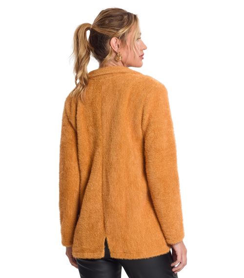 Casaco Tweed Favo Feminino Endless Marrom