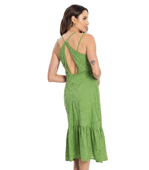 Vestido Midi Feminino Laise  Endless Verde