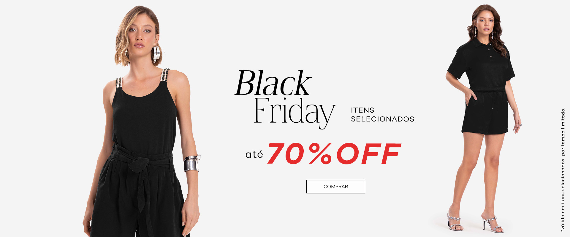 Endless Friday - Itens selecionados até 60%OFF
